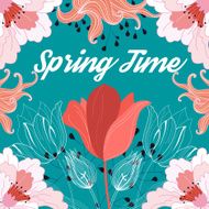 Spring Floral Background N13