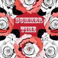Summer floral background N4
