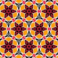 Lace floral colorful vintage color ethnic ornament pattern flower