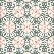 Lace floral colorful vintage color ethnic ornament pattern flower N3
