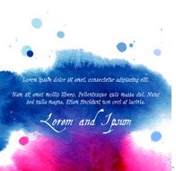 Watercolor Design Element N20
