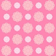 pink flower wallpaper great for any use Vector EPS10