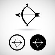 arrow icon great for any use Vector EPS10