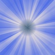 Blue circle rays