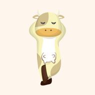 animal cow cartoon theme elements N16