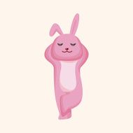 animal rabbit cartoon theme elements N67