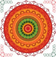 Henna Mandala Design N4
