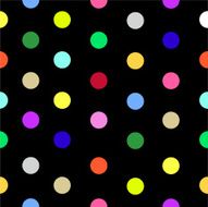 Polka dot pattern vector illustration N3