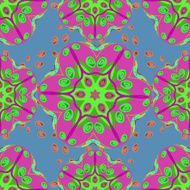 Flower ornament N18