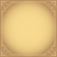 Vector Vintage beautiful elegant frame Element for design