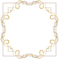 Vector Vintage beautiful elegant frame Element for design N3