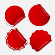 Sale Sticker Banner Template Set Vector Illustration N2