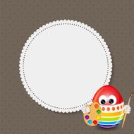 Beautiful Easter Egg Background Vector Illustration N8