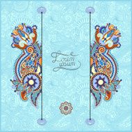 unusual floral ornamental templat