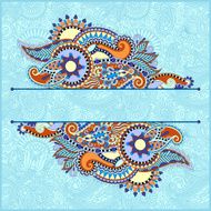 oriental decorative template for greeting card N2