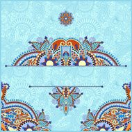invitation card with neat ethnic background N3