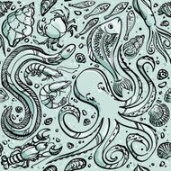 Seafood pattern N6