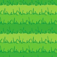 Seamless vegetation background Green grass vector