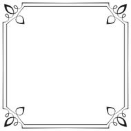 frame Element for design in retro style