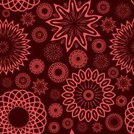 Floral seamless ornament N8