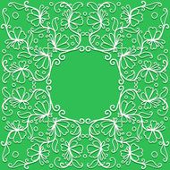 vector doodle pattern of spirals swirls and flowers N12