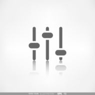 Equalizer icon Music sound wave symbol N4