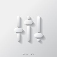 Equalizer icon Music sound wave symbol N5