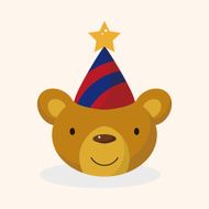 animal bear cartoon theme elements N33