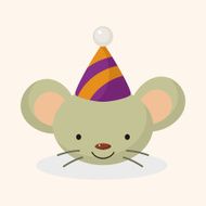 animal mouse cartoon theme elements N40