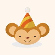animal monkey cartoon theme elements N35