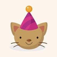 animal cat cartoon theme elements N37