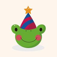 animal frog cartoon theme elements N22