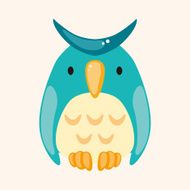 animal owl cartoon theme elements N5