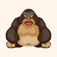 animal cartoon theme elements N194