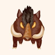 animal cartoon theme elements N195