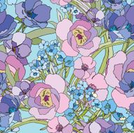 Seamless pattern with flowers N72