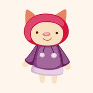 animal winter cartoon theme elements N28