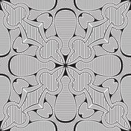 Black seamless pattern N7