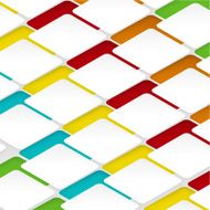 Vector design rhombus on the color N5