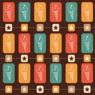 Ice-cream seamless pattern N2
