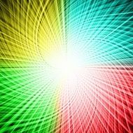 colorful circle tunnel lined background