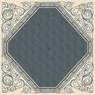 Retro decorative vintage design N4