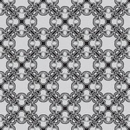 Black seamless pattern N9