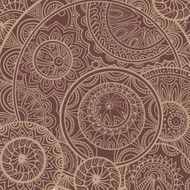 Vector background pattern of the ornamental circles