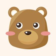 animal cartoon theme elements N217