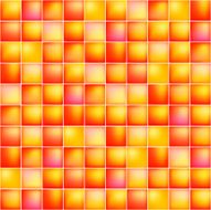 Glossy colorful mosaic square cells grid N8