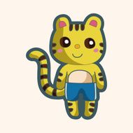 animal summer cartoon theme elements N79