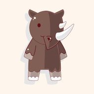 animal cartoon theme elements N237