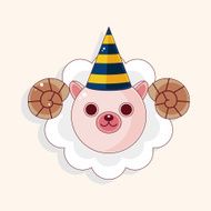 animal cartoon theme elements N246