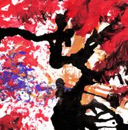 Abstract Colorful Handmade Texture Vector Image